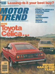 MOTOR TREND 1976 APR - GURNEY, PORSCHE TURBO, AVANTI